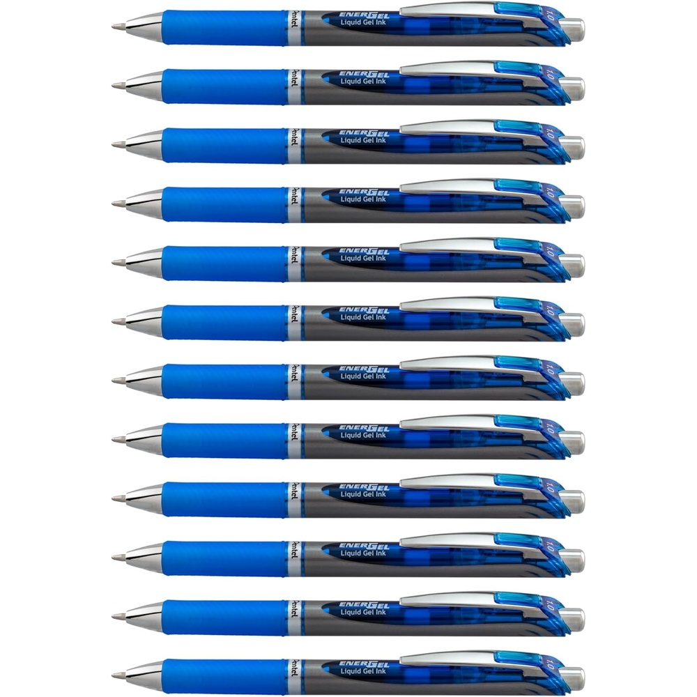 image:imagePentel EnerGel RTX Retractable Liquid Gel Pen Bold Line Metal Tip Violet Ink BL80V Pack of 1 12 Count TotalBlue