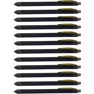 image:imagePentel EnerGel Kuro Liquid Gel Pen 07mm Medium line Orange Ink 12 Pack BL437R1FBlack