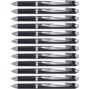 image:imagePentel EnerGel PRO Permanent Gel Pen 07mm Medium Line Red Ink Box of 12 Pens BLP77BBlack