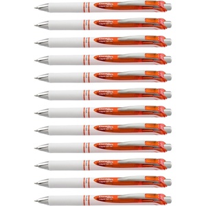 image:imagePentel EnerGel Pearl Deluxe RTX Retractable Liquid Gel Pen 07mm Accent Violet Ink Box of 12 BL77PWVOrange