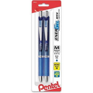 image:imagePentel Gel Ink Pen EnerGel RTX Retractable Gel Pen 07mm Needle Tip Violet Ink 2 Pack BLN77BP2VBlue