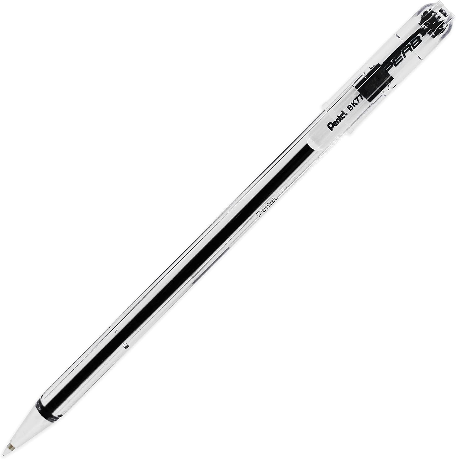 image:imagePentel Superb Ballpoint Pen Ball Point Pens 07mm Nib Tip 025mm Line Width Fine Line Refillable Ink BK77 Pack Of 6 Black Blue amp Violet Ink
