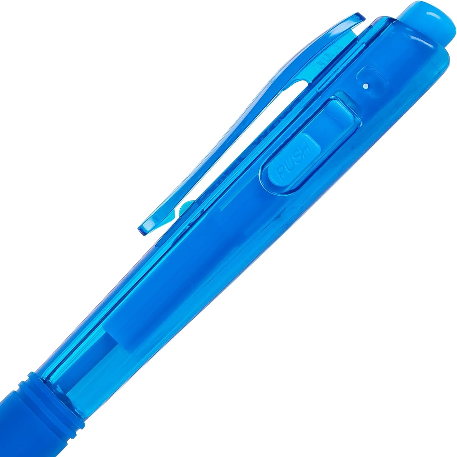 image:imagePentel Wow Retractable Ballpoint Pen 10mm Medium Line Sky Blue Ink Box of 12 BK440S