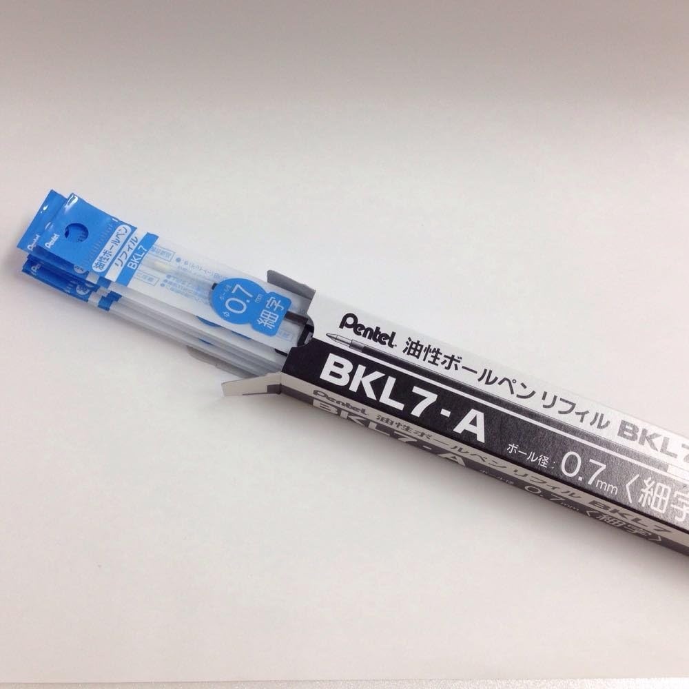 image:imagePentel BKL7B Ballpoint Pen Refills 07 Red Set of 10Black
