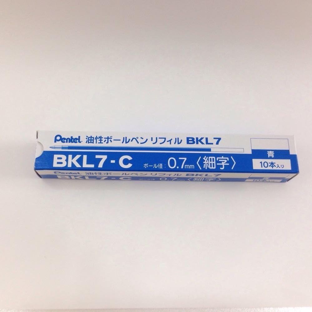 image:imagePentel BKL7C Ballpoint Pen Refill 07 Blue Set of 10