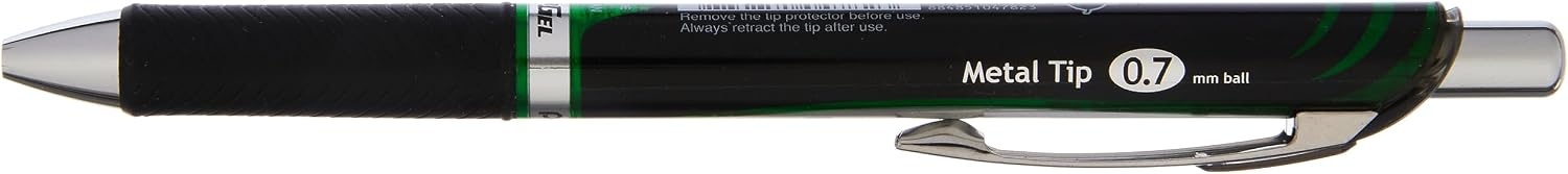 image:imagePentel EnerGel 07mm Retractable Gel Roller PenGreen