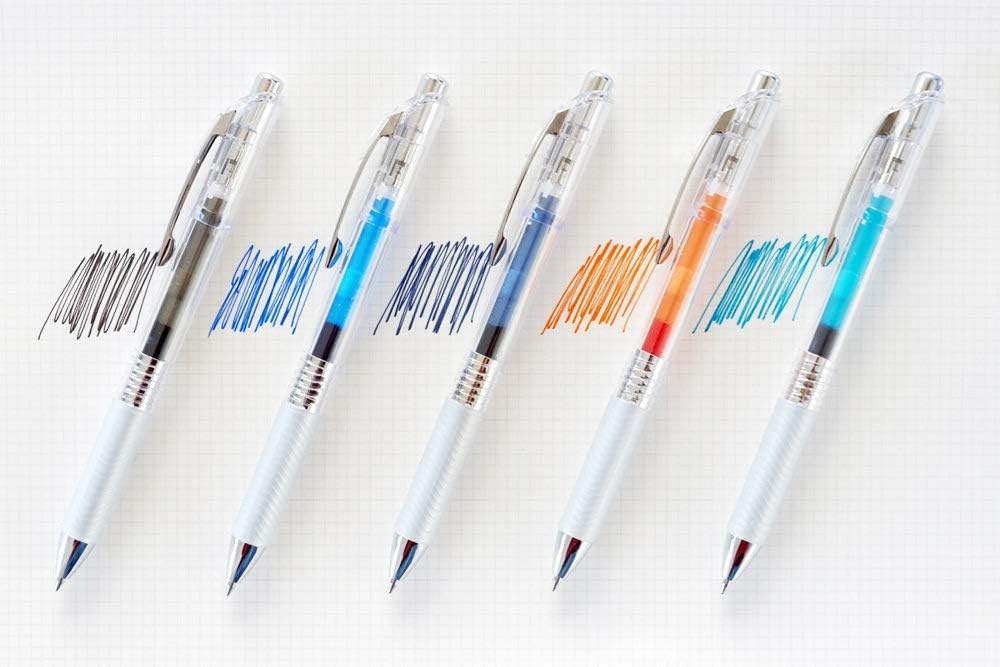 image:imagePentel EnerGel Ink Ballpoint Pen 002 inches 05 mm 5 Colors5color