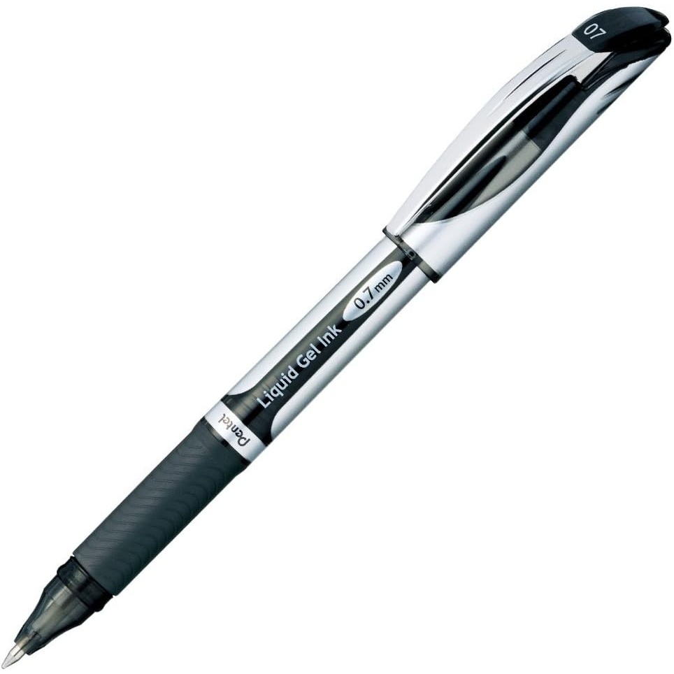 image:imagePentel BL57B EnerGel Ink Ballpoint Pen 07 Red 10 PiecesBlack Shaft